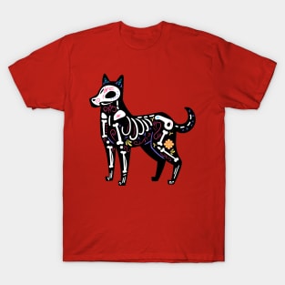 Sugar Skull Calavera Dog II T-Shirt